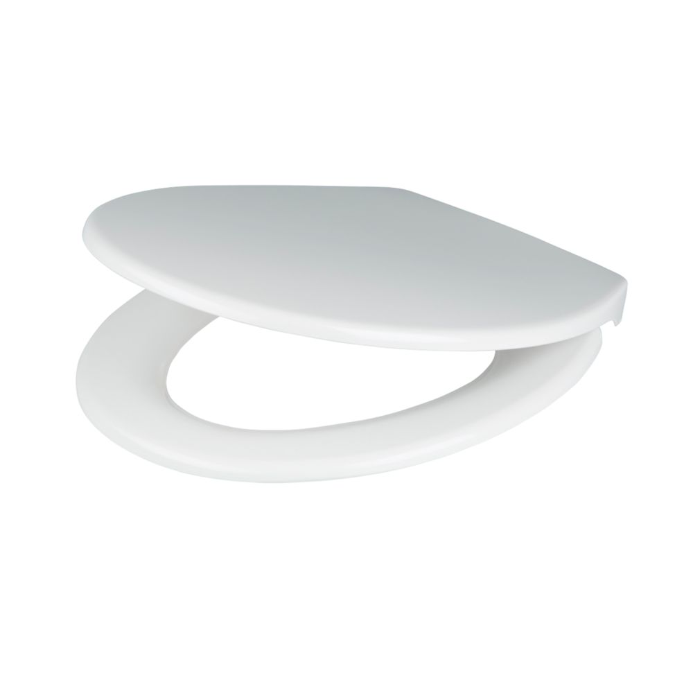 Toilet Seats, Toilet Seat Covers | Bathrooms | Screwfix.com  Soft-Close with Quick-Release Toilet Seat Duraplast White