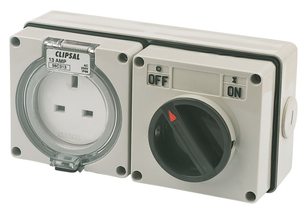 56 Series IP66 Combination Switched Socket Outlet