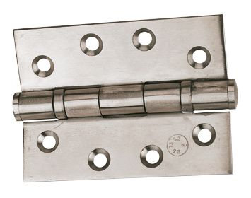 Ball Bearing Hinge Polished Stainless 102mm 1Pr