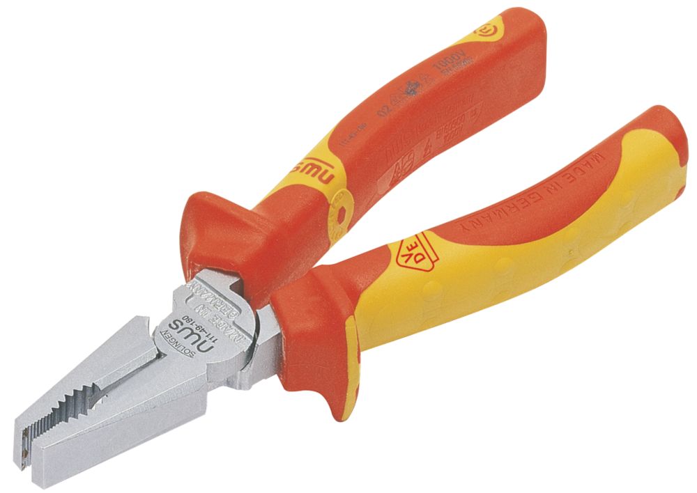 NWS VDE Combination Pliers 180mm (7 )
