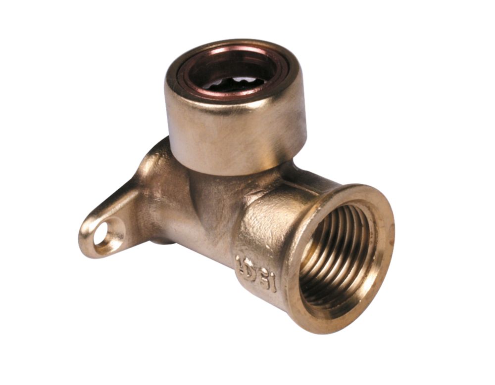 Conex Cuprofit Wallplate Elbow 15mm x