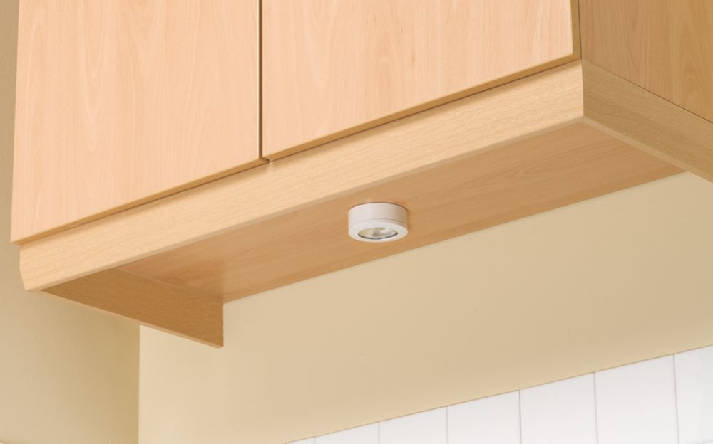 Halolite White Circular Cabinet Downlight