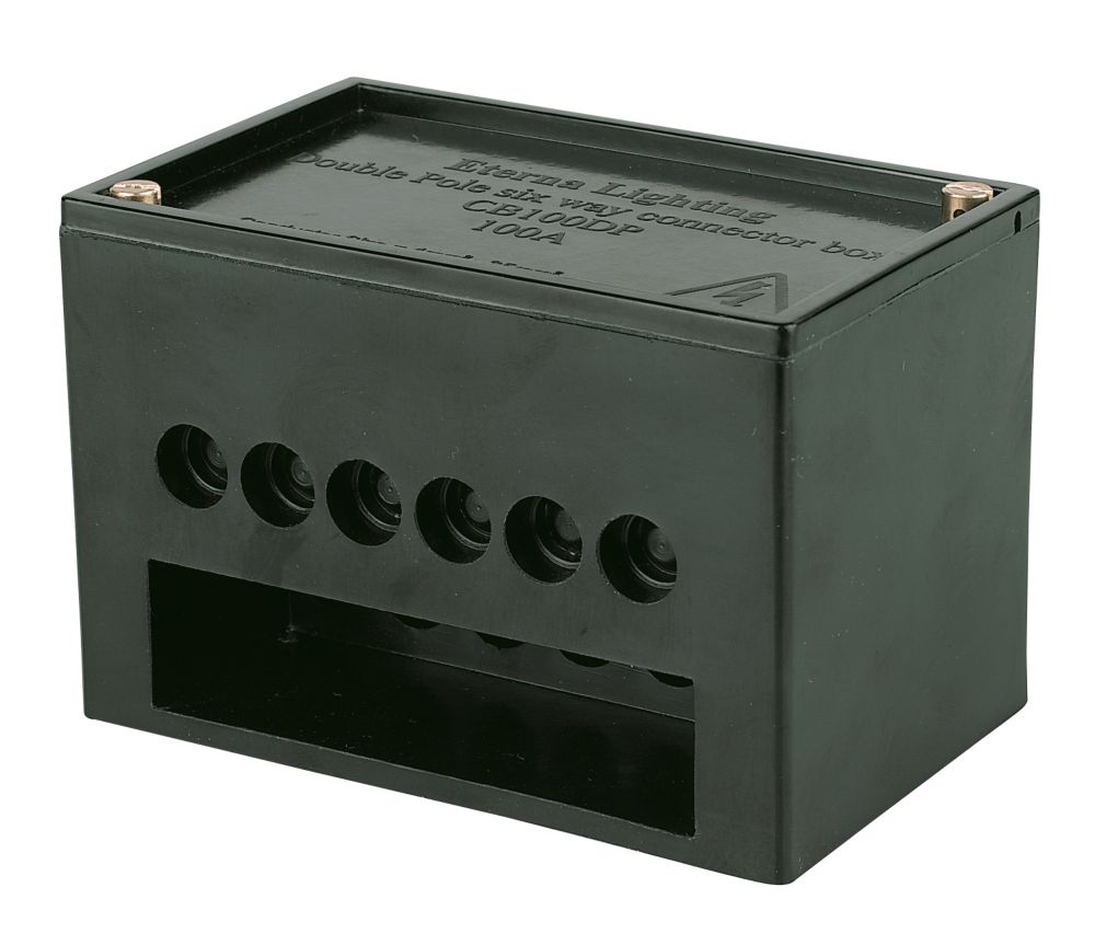 6 Way 100A DP Service Connector Block