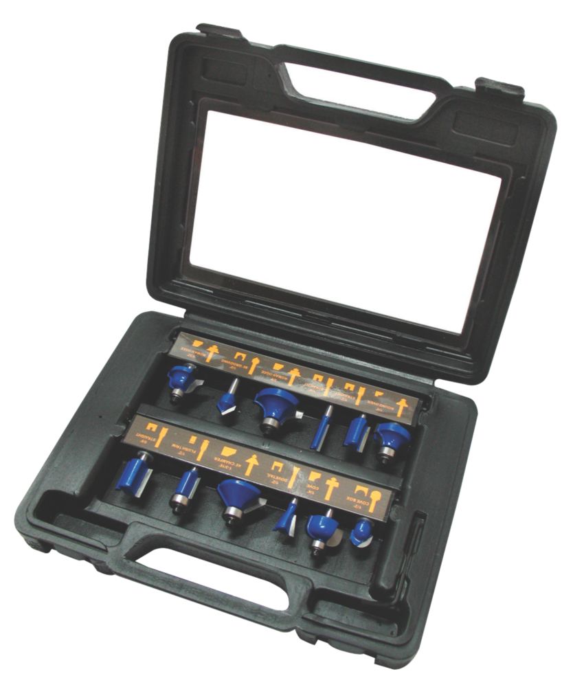 Carbide Tipped Router Bit 12Pcs