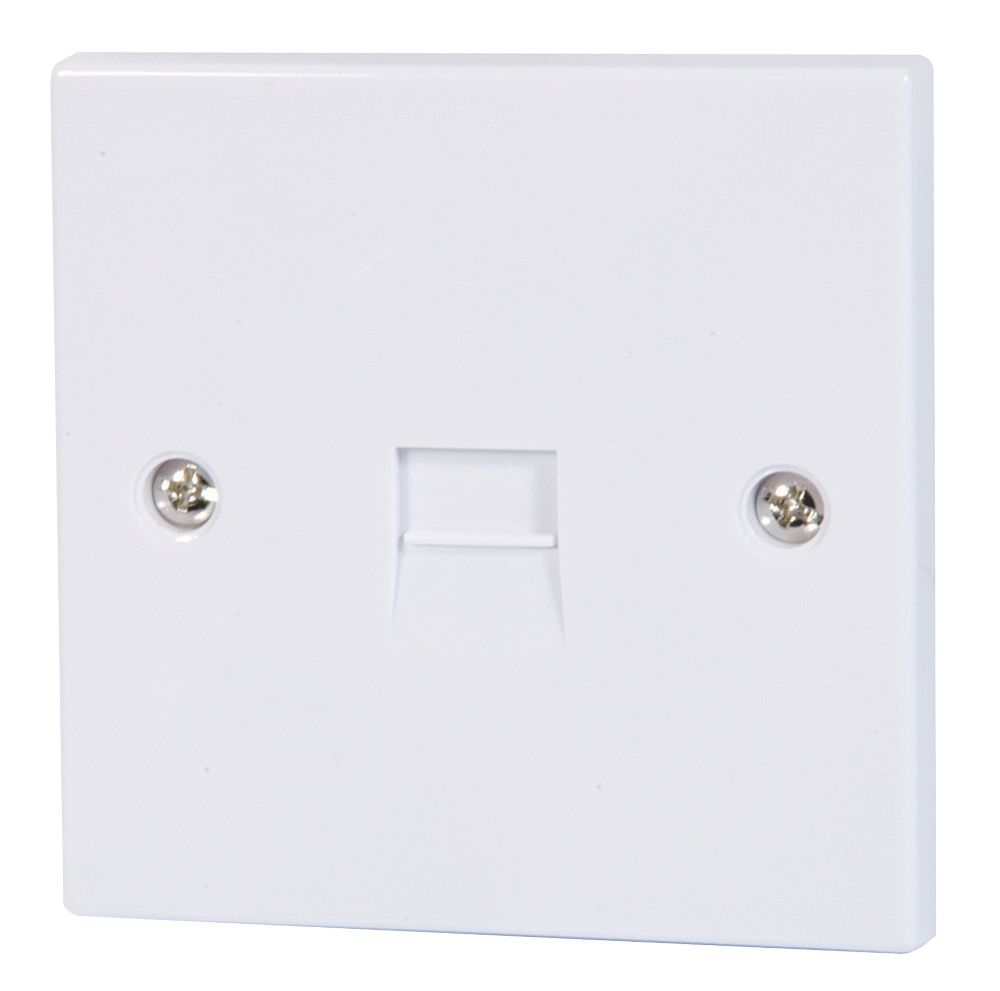 1 Gang Flush Fitting Telephone Slave Socket