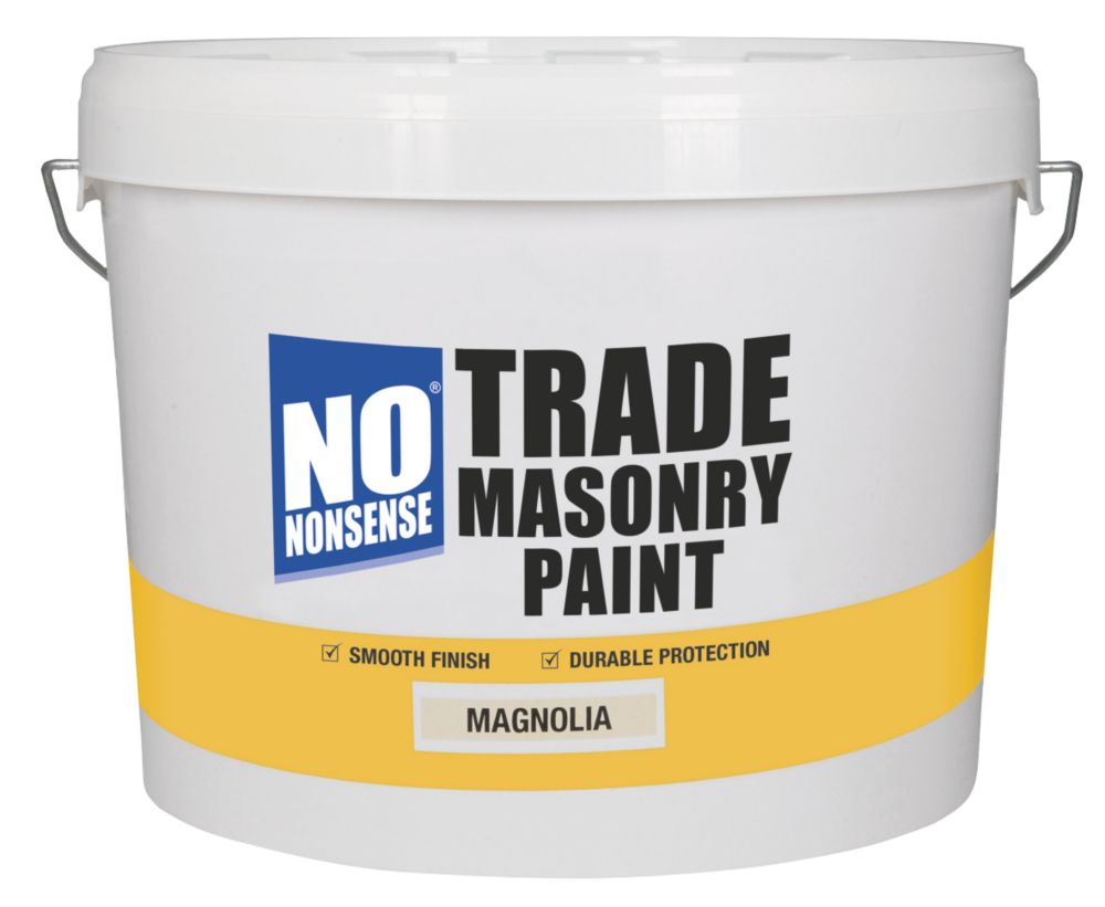 paint masonry screwfix 10ltr nonsense trade magnolia paints brilliant compare