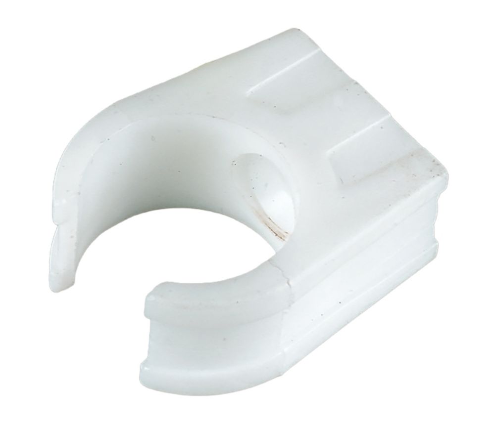 clip pvc 20mm conduit clips pipe push saddle 5mm floplast screwfix overflow os16 condensate waste skip