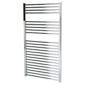 Kudox Flat Chrome Towel Radiator 1100 x 600mm 415W 1416Btu