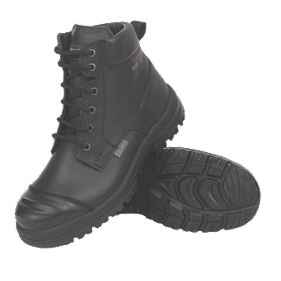 Goliath Groundmaster Safety Ankle Boot Black Size 10