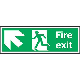 Fire Exit Arrow Left Sign