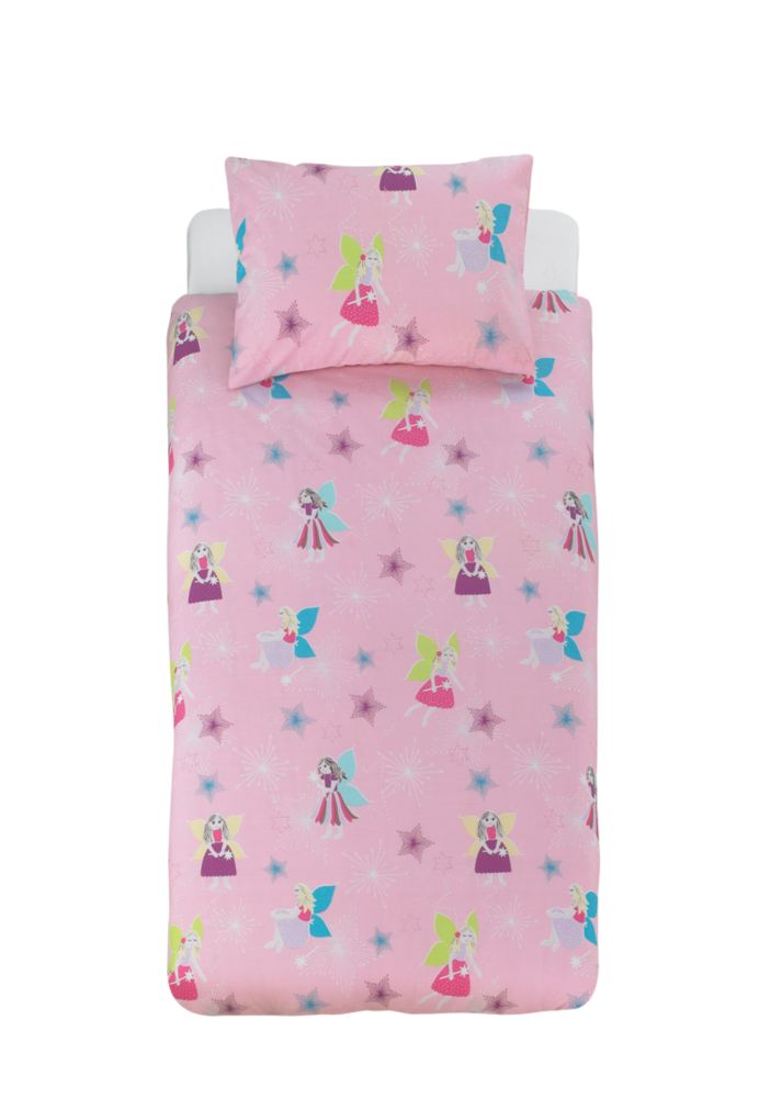 BampQ Fairies Pink Duvet Cover Set Single