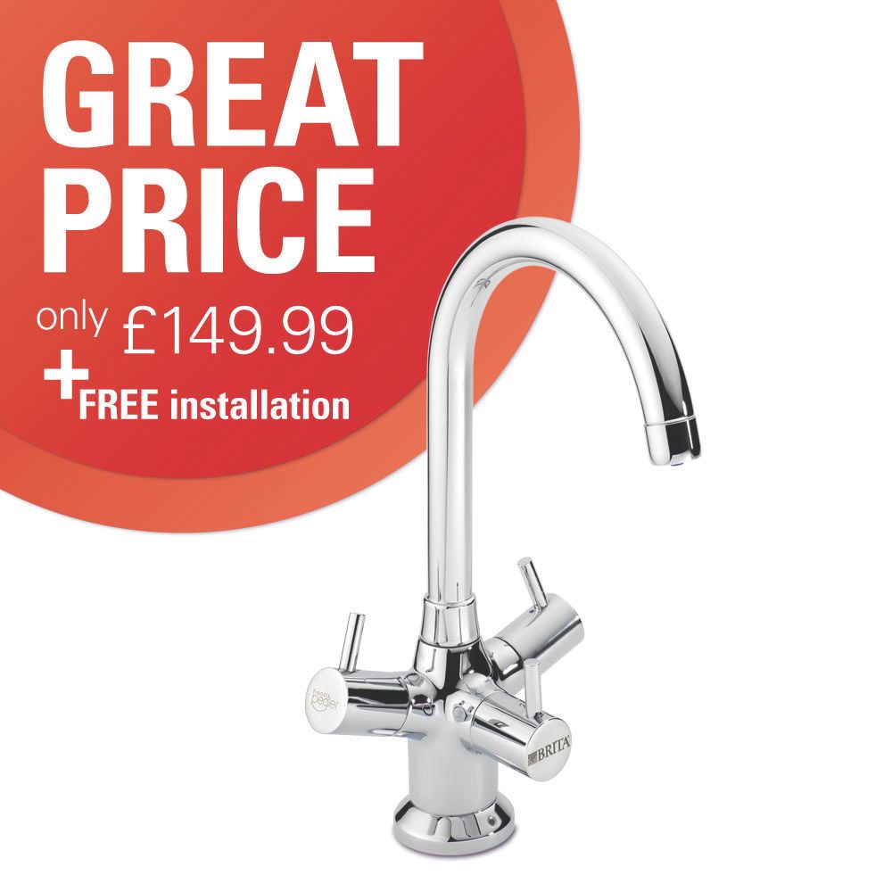 Brita 3 Way Titanium Tap