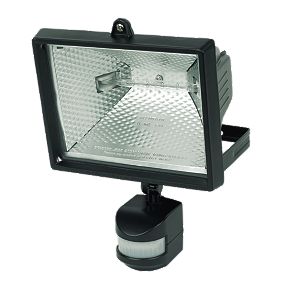 Floodlight 400W Black PIR Photocell 8550Lm