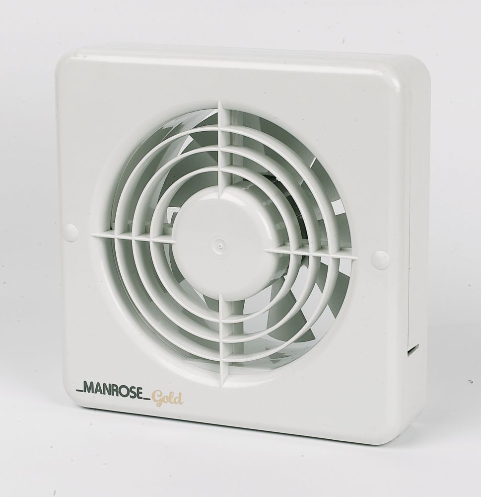 Manrose MG150BS 20W Long Life Axial Kitchen Extractor Fan | Bathroom ...