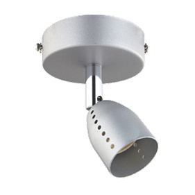 Luno Silver Effect Single Spotlight