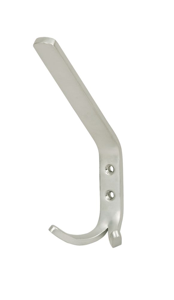 Utility Hat amp Coat Hook 165mm Matt Silver Effect