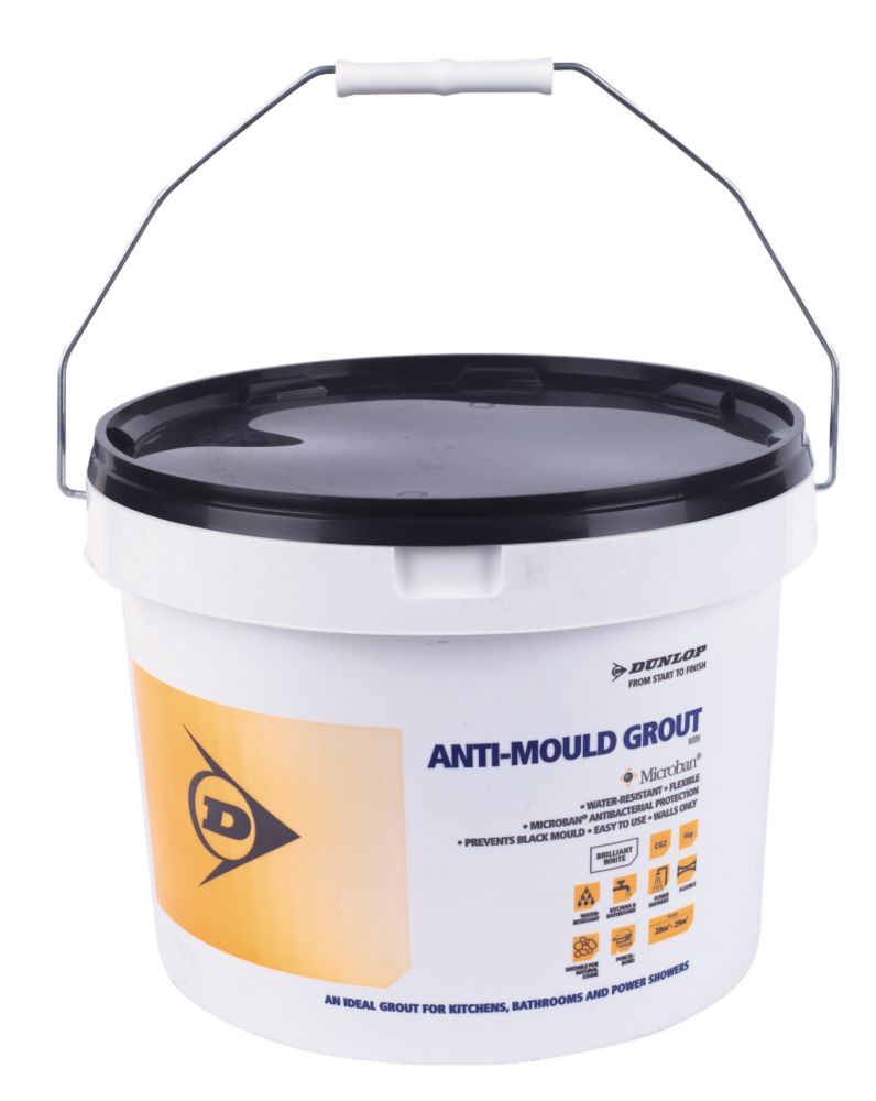Dunlop Anti Mould Grout With Microban 5kg