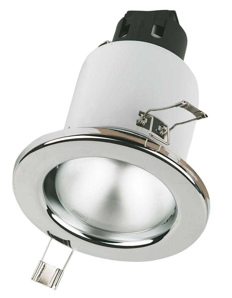 CED Fixed R63 Chrome Mains Voltage Downlight