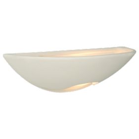 Barbados Matt White Wall Light