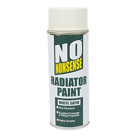 No Nonsense Radiator Paint White Satin 400ml