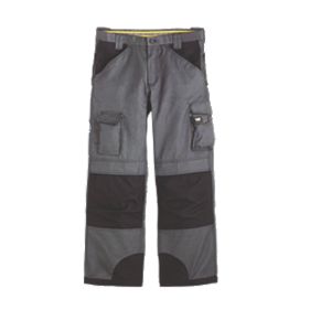 CAT Trade Twill Trousers Graphite/Black 34 W 32