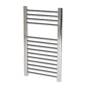 Flat Ladder Towel Radiator Chrome 700 x 400mm