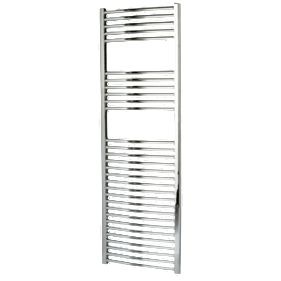 Kudox Curved Chrome Towel Radiator 1500 x 500mm 475W 1621Btu