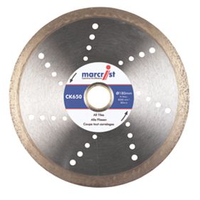 Marcrist CK650 Tile Cutting Diamond Blade 180 x 22.23mm