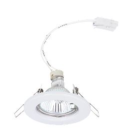 Lytlec Fixed Round White 12V Low Voltage Downlight Pack of 3