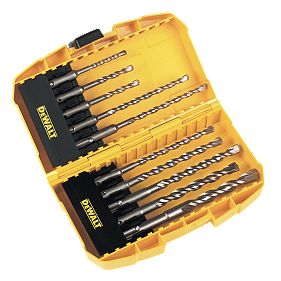 DeWalt Extreme 2 SDS Plus Drill Set 10Pcs