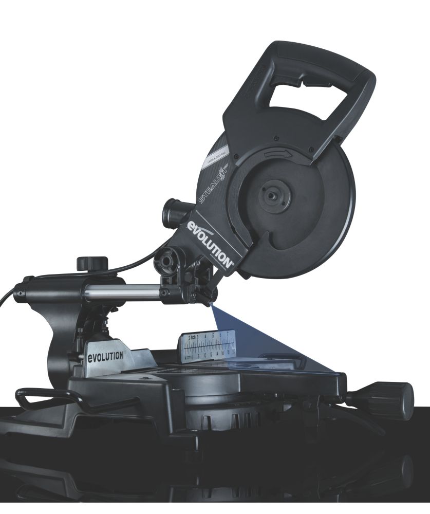 Evolution Rage3 – S 210mm Sliding Mitre Saw Black 240V