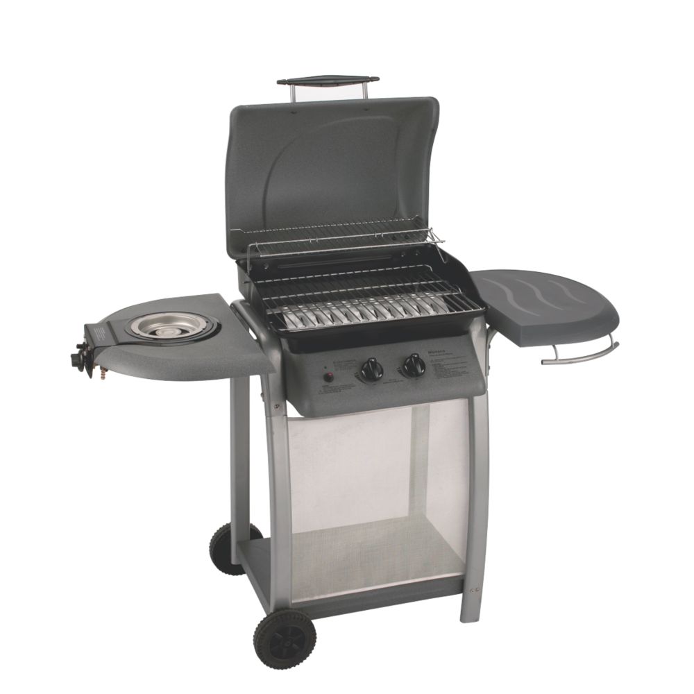 BampQ Laguna 2 Burner Gas Barbecue 1 Side Burner