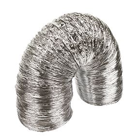 Manrose Laminated Aluminium Silver 10m x 250mm Ducting Hose