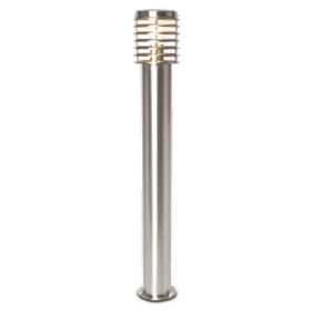 Clipper Brushed Stainless Steel Post Light