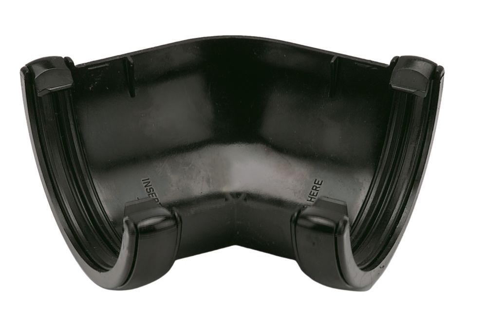 135 Gutter Angle Black 112mm