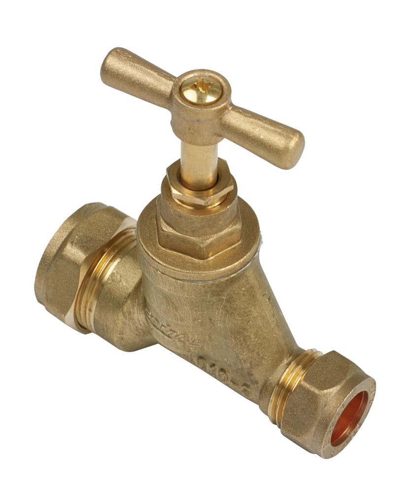 Comap Brass Poly Stop Cock 15mm x 20mm
