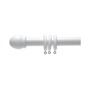 Curtain Pole White 28mm x 2.4m