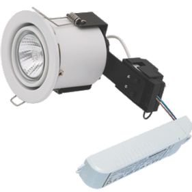 Sylvania Adjustable LV Fire Rated Downlight Contractor Pack White 12V