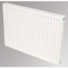 Flomasta Type 21 Double Panel Single Convector Radiator White 600 x 700mm