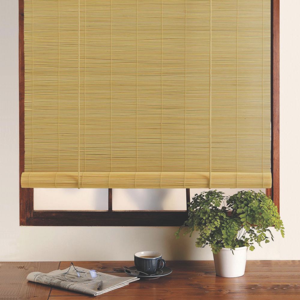 BampQ Bamboo Natural Roller Blind