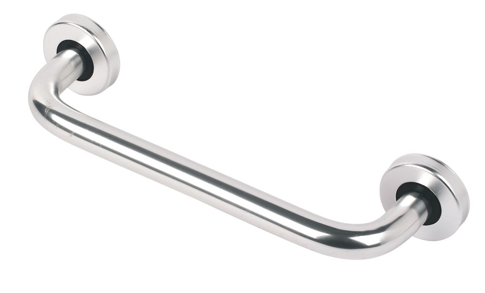 Office D Pull Handle Concealed Fix Aluminium 225mm Pack of 2
