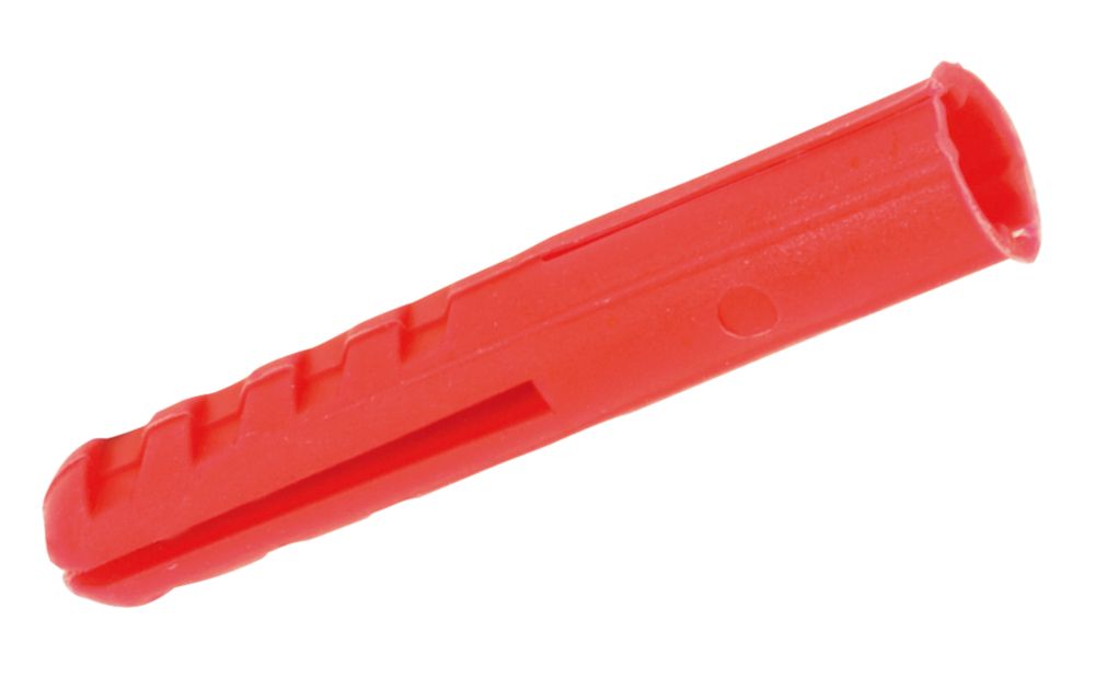Rawlplug Plastic Plugs Red 3.5 5mm Pack 100