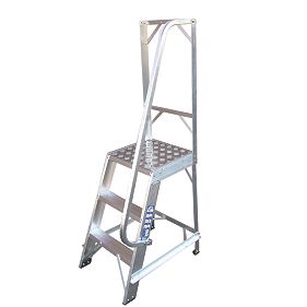 Single Sided Fixed Platform Ladder 5-Tread