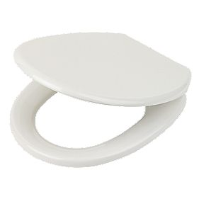 Polypropylene Soft-Close Toilet Seat White