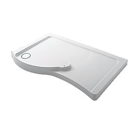 Flight Curved Shower Tray Acrylic Capped