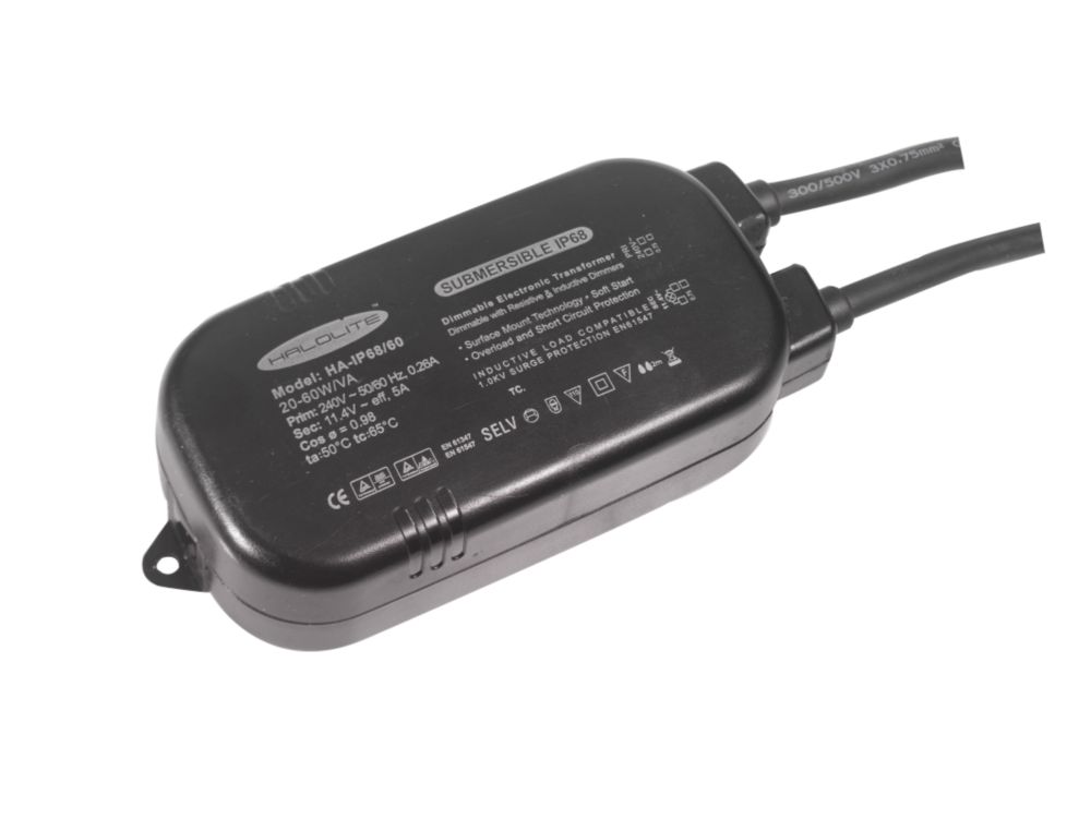 Halolite Submersible 20 60W Electronic Transformer