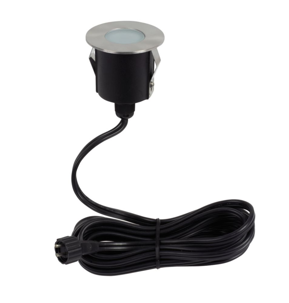 12W Stainless Steel Round Deck Light Kit Pack of 3