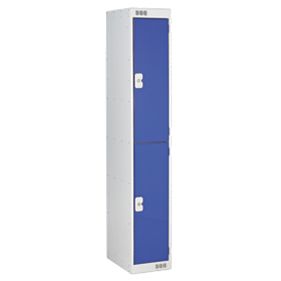 Security Locker 2 Door Blue