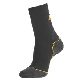 Snickers WoolFusion Work Socks 9-11 Black/Grey