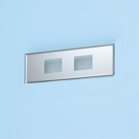 Halolite Mirrored Double Bathroom Wall Light 20W